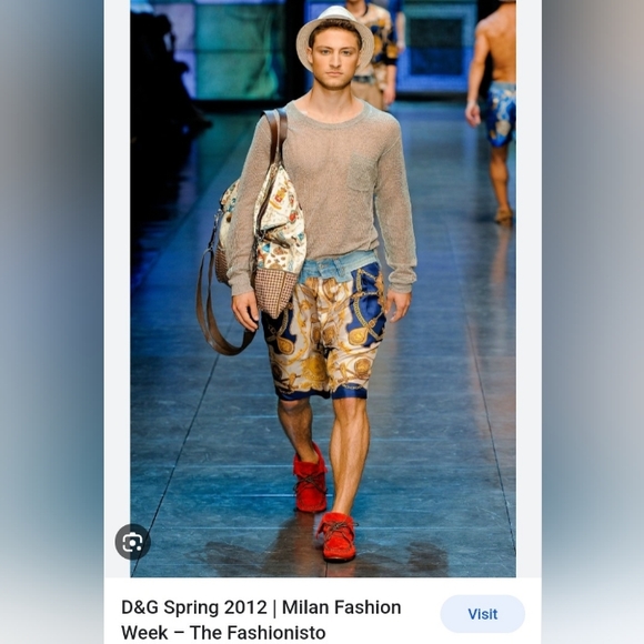 Dolce&Gabbana bag runway 2012 Vintage logo D&G canvas leather - Picture 1 of 16